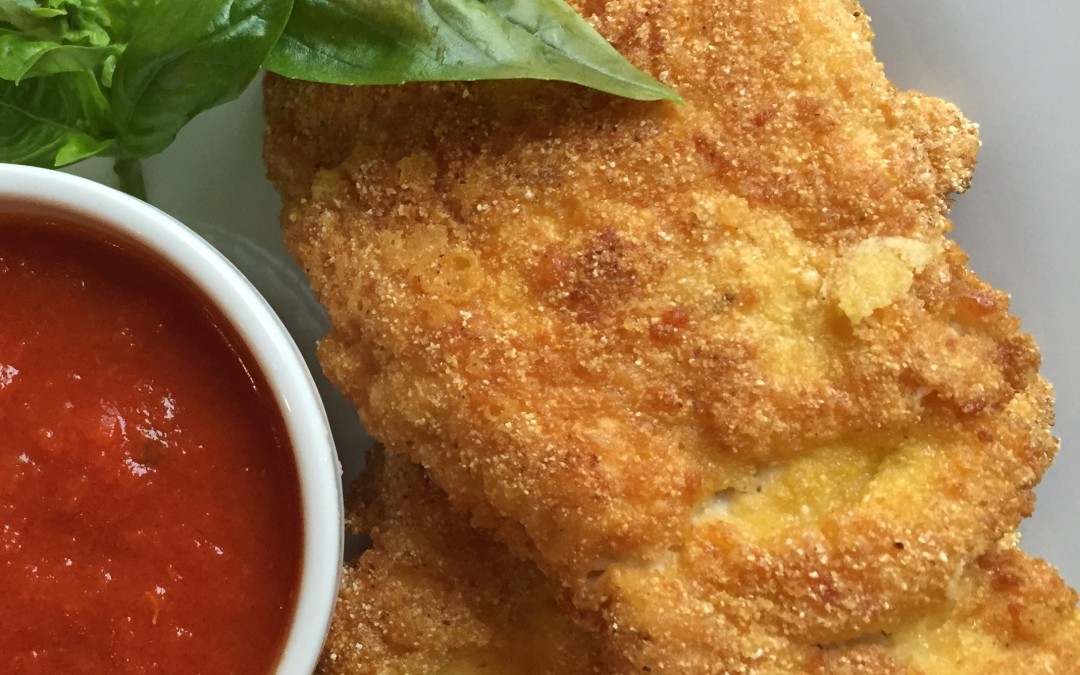 Make Ahead Recipe: Parm and Cornmeal Chicken Breast