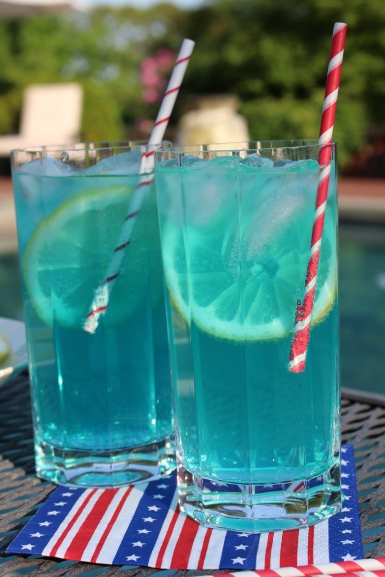 Electric Blue Lemonade Drink Recipe Chef Debra Ponzek Aux Delices Foods