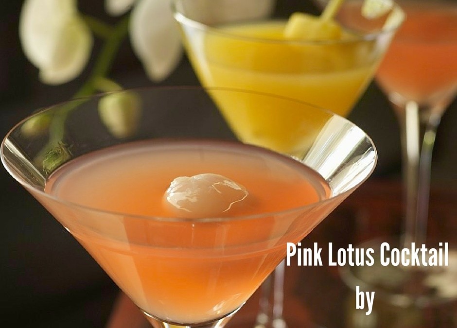 Perfect Pink Lotus Cocktail