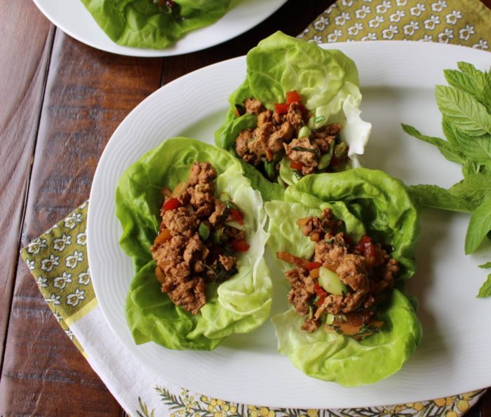 Build Your Own Asian Chicken Lettuce Wraps