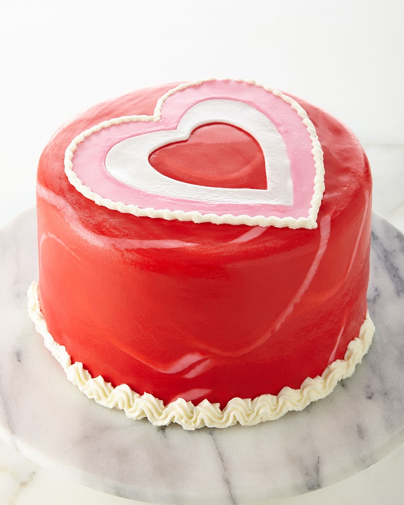 Aux Delices is giving everyone the opportunity to enjoy a special, exclusive Neiman Marcus Valentines Day cake that can be ordered online.
